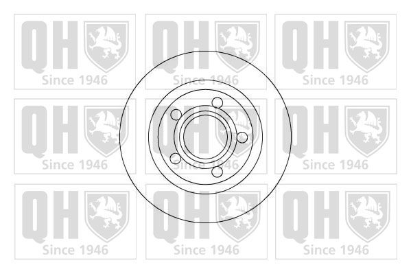 QUINTON HAZELL Тормозной диск BDC5206